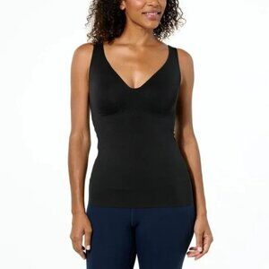 Rhonda Shear Gel Tank with Additional Back Support Size 2X Black Lounge Intimate